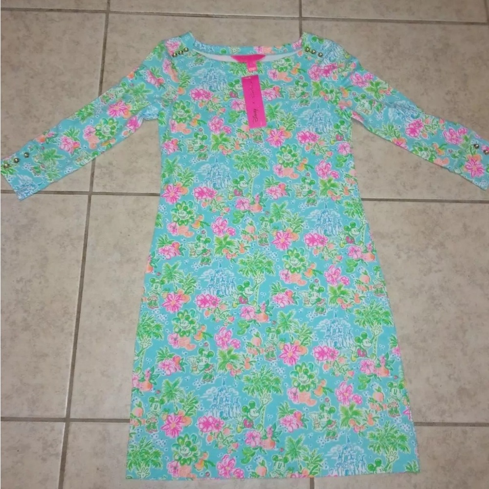New-Disney Parks Lilly Pulitzer Sophie Dress Mickey & Minnie Mouse XS - Picture 3 of 3